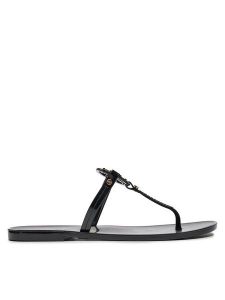Tory Burch Japonki Mini Miller Flat Thong 51148678 Czarny. Czarne klapki Tory Burch, bez wzorów, z tworzywa sztucznego, bez obcasa. Za 379,99 zł.