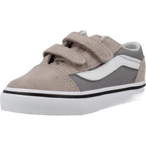 Buty VANS OLD SKOOL V 2TONE Szary. Szare buty trekkingowe Vans, ze skóry, bez zapięcia. Za 217,99 zł.