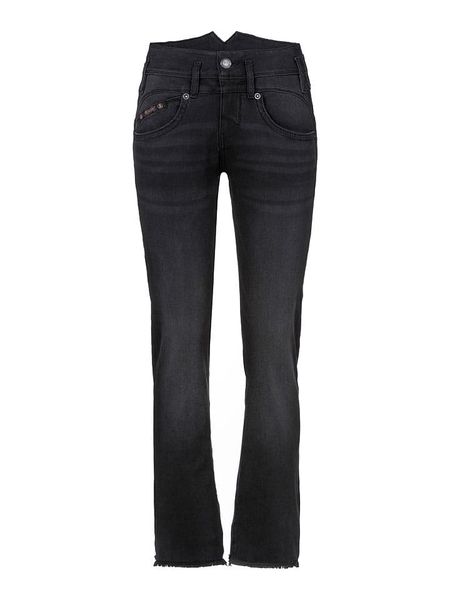 Herrlicher Dżinsy - Slim fit - w kolorze czarnym rozmiar: W31. Czarne jeansy Herrlicher, bez wzorów. Za 188,85 zł.