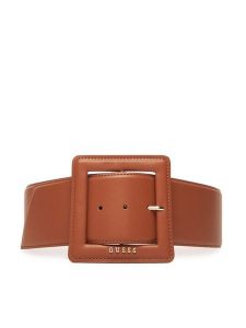 Guess Pasek Damski BW9245 P5370 Brązowy. Brązowe paski Guess, z aplikacjami, ze skóry. Za 249,99 zł.