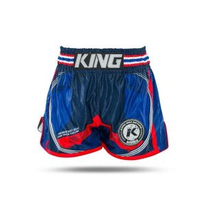 Spodenki do boksu tajskiego King Pro Boxing Flag 2. Czerwone szorty KING PRO BOXING, bez wzorów, sportowe. Za 214,50 zł.