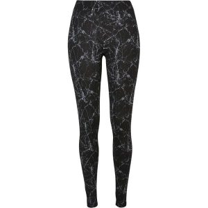 Damskie Legginsy Z Miękkiego Marmuru. Czarne legginsy Urban Classics, bez wzorów. Za 75,99 zł.
