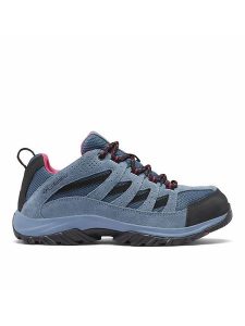 Columbia Skórzane buty turystyczne "Crestwood™" w kolorze niebieskim rozmiar: 39. Niebieskie buty trekkingowe Columbia, z gumy, bez zapięcia. Za 228,38 zł.