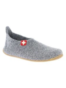 Living Kitzbühel Wełniane kapcie "Gipfelkreuz" w kolorze szarym rozmiar: 29. Szare kapcie Living Kitzbühel, bez wzorów, z materiału. Za 127,35 zł.