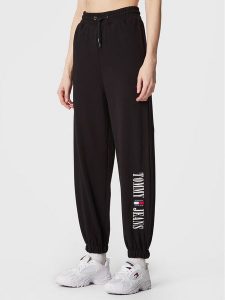 Tommy Jeans Spodnie dresowe Archive DW0DW14994 Czarny Relaxed Fit. Czarne spodnie dresowe Tommy Jeans, m, bez wzorów, z dresówki. Za 449,99 zł.