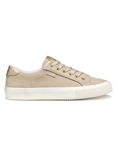 Geox Sneakersy "Emmeleny" w kolorze beżowym rozmiar: 38. Brązowe trampki Geox, bez wzorów, bez zapięcia. Za 219,08 zł.
