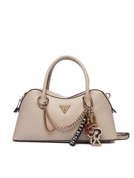 Guess Torebka HWBG98 99060 Beżowy. Brązowe kuferki Guess, z aplikacjami, ze skóry, bez dodatków. Za 400,99 zł.