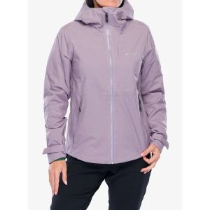 Kurtka przeciwdeszczowa damska Columbia OmniTech AmpliDry II Shell. Fioletowe kurtki Columbia, bez wzorów, bez kaptura. Za 557,99 zł.
