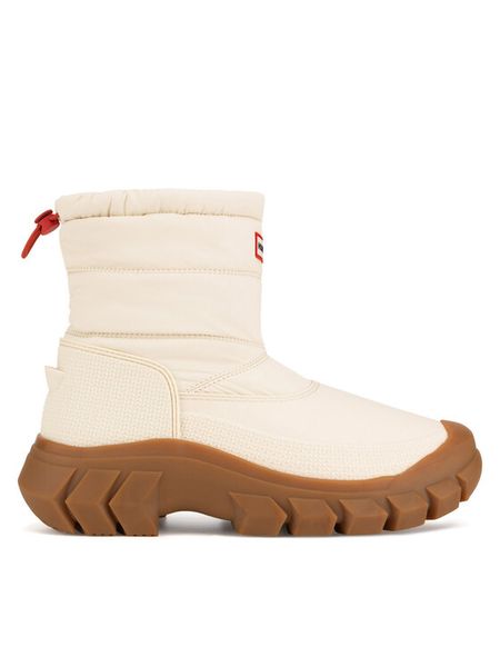 Hunter Śniegowce WFS2108WWU Écru. Buty zimowe Hunter, z materiału, bez obcasa, bez zapięcia. Za 527,99 zł.
