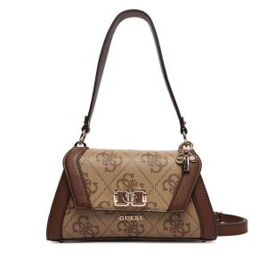 Torebka Guess. Brązowe torebki klasyczne Guess, z aplikacjami, bez dodatków. Za 589,99 zł.