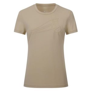 Damska koszulka do jazdy konnej Euro-Star Amalia. Brązowe bluzki EURO-STAR, bez wzorów, retro, bez kołnierzyka, bez ramiączek. Za 221,50 zł.