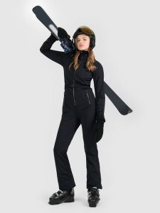 4F Kombinezon narciarski membrana 10000 damski - czarny XL. Czarne płaszcze 4f, na zimę, xl, bez wzorów, bez kaptura. Za 999,99 zł.