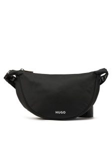 HUGO Saszetka Bel M. Crossbody 50536064 102603668 01 Czarny. Czarne listonoszki Hugo, bez wzorów, z materiału. Za 199,99 zł.