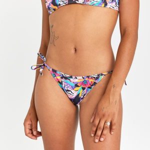 Dół kostiumu kąpielowego surfingowego damski Olaian Sofy Bibi. Bikini OLAIAN, bez wzorów, z elastanu. Za 49,99 zł.