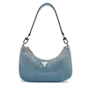Torebka Guess. Niebieskie torebki klasyczne Guess, z aplikacjami, bez dodatków. Za 469,99 zł.