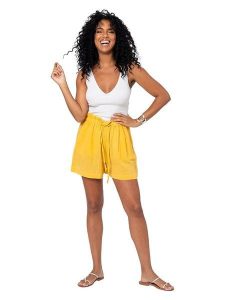 Aller Simplement Szorty w kolorze żółtym rozmiar: 34/36. Żółte szorty Aller Simplement, bez wzorów, z bawełny. Za 43,99 zł.