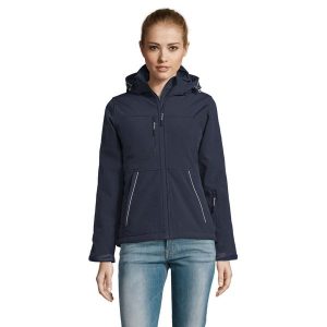 Kurtka Damska Rock Padded Soft Shell. Niebieskie kurtki SOL'S, s, bez wzorów, bez kaptura. Za 482,99 zł.