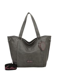 Fritzi aus Preußen Shopper bag w kolorze antracytowym - 54 x 33,5 x 12,5 cm rozmiar: onesize. Czarne shopper bag Fritzi aus Preußen, bez wzorów, z materiału, na ramię, bez dodatków. Za 213,45 zł.