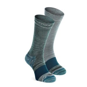 Skarpety merino damskie Ortovox Alpine Mid Socks. Zielone skarpetki ORTOVOX, bez wzorów. Za 114,99 zł.