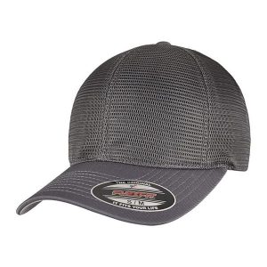 Czapka Z Daszkiem 360 Omnimesh. Brązowe czapki FLEXFIT, bez wzorów. Za 87,99 zł.