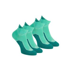 Skarpety turystyczne NH500 Mid X 2 pary. Skarpetki marki QUECHUA. Za 29,99 zł.