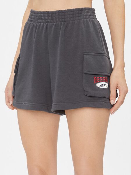 Reebok Szorty sportowe Archive Essentials IL6289 Szary Regular Fit. Szare spodenki sportowe Reebok, m, bez wzorów, z bawełny. Za 89,99 zł.