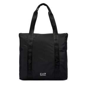 Torebka EA7 Emporio Armani. Czarne shopper bag EA7 Emporio Armani, bez wzorów, bez dodatków. Za 579,99 zł.