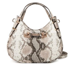 Torebka Guess. Szare torebki klasyczne Guess, z aplikacjami, bez dodatków. Za 399,99 zł.