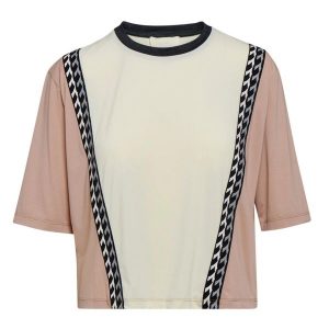 Koszulka damska DIADORA L. SS T-SHIRT BE ONE TECH. Brązowe koszulki sportowe Diadora, bez wzorów, bez ramiączek. Za 45,99 zł.
