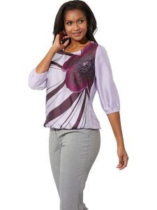 WITT WEIDEN Bluzka w kolorze fioletowym rozmiar: 38. Różowe bluzki WITT WEIDEN, bez wzorów, bez kołnierzyka, bez ramiączek. Za 79,21 zł.