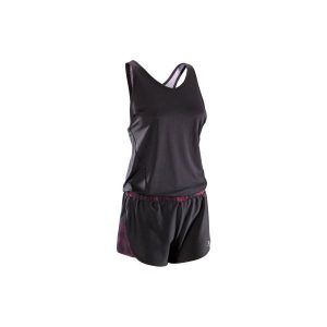 Kombinezon fitness kardio 500 damski. Kombinezony marki DOMYOS. W wyprzedaży za 44,99 zł.