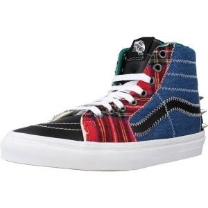 Buty VANS UA SK8-Hi Czarny. Czarne trampki Vans, bez wzorów, ze skóry, bez zapięcia. Za 234,99 zł.