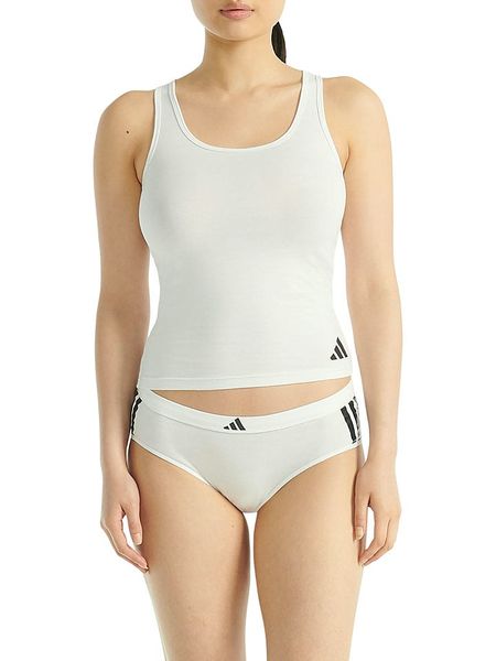 Adidas Top w kolorze białym rozmiar: S. Białe topy ADIDAS, s, bez wzorów, bez kołnierzyka, bez ramiączek. Za 86,99 zł.