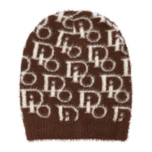 Brązowa Elegancka Czapka Alpaka Damska Armodo. Brązowe czapki Armodo, bez wzorów, z wełny, eleganckie. Za 49,99 zł.