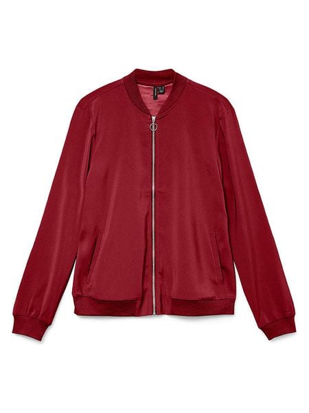 Vero Moda Kurtka w kolorze bordowym rozmiar: XS. Czerwone kurtki Vero Moda, xs, bez wzorów, bez kaptura. Za 86,95 zł.