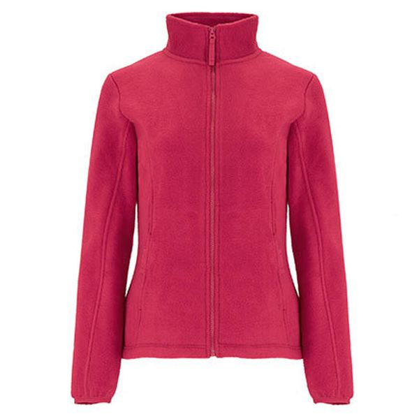 Damska Bluza Polarowa Artic Fleece Jacket. Czerwone bluzy ROLY, na zimę, s, bez wzorów, z polaru, bez kaptura. Za 94,99 zł.