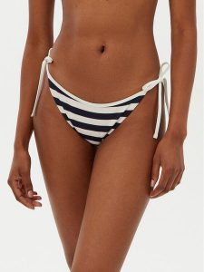 Tommy Hilfiger Góra od bikini UW0UW05901 Granatowy. Niebieskie bikini TOMMY HILFIGER, bez wzorów, z syntetyku. Za 129,99 zł.