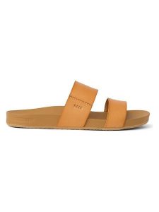 Reef Klapki "Cushion Vista" w kolorze jasnobrązowym rozmiar: 41. Brązowe klapki Reef, bez wzorów, z otwartym noskiem, bez obcasa. Za 174,84 zł.