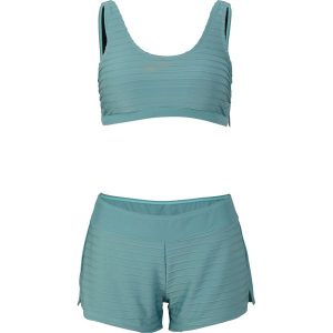 Bikini z biustonoszem bustier (2 części). Niebieskie bikini bonprix, bez wzorów. Za 74,99 zł.
