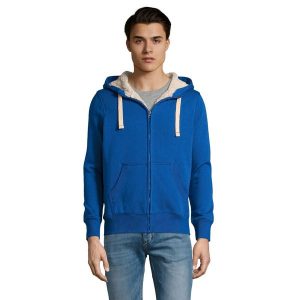 Kurtka Dla Dorosłych Unisex Sherpa Zapinana Na Zamek Błyskawiczny. Niebieskie kurtki SOL'S, s, bez wzorów, bez kaptura. Za 263,99 zł.