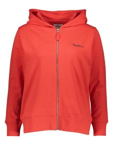 Pepe Jeans Bluza w kolorze czerwonym rozmiar: S. Czerwone bluzy Pepe Jeans, s, bez wzorów, z jeansu, bez kaptura. Za 197,95 zł.