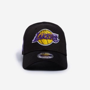 Czapka z daszkiem do koszykówki NBA New Era Los Angeles Lakers. Czapki New Era, z aplikacjami, z bawełny, eleganckie. Za 79,99 zł.