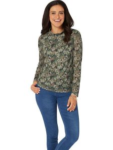 WITT WEIDEN Koszulka w kolorze khaki rozmiar: 50. Brązowe bluzki WITT WEIDEN, bez wzorów, bez kołnierzyka, bez ramiączek. Za 52,67 zł.