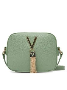 Valentino Torebka Divina VBS1R409G Zielony. Zielone listonoszki Valentino, bez wzorów, ze skóry, bez dodatków. Za 209,99 zł.