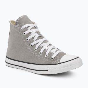 Trampki Converse Chuck Taylor All Star Hi. Szare buty sportowe Converse, bez wzorów, bez zapięcia. W wyprzedaży za 355,90 zł.