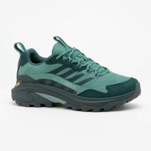 Buty turystyczne damskie Merrell Speed Remix GTX wodoodporne. Brązowe buty trekkingowe Merrell, z gore-texu, bez zapięcia. W wyprzedaży za 549,99 zł.
