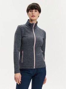 CMP Bluza techniczna 30E9686 Szary Regular Fit. Szare bluzy CMP, bez wzorów, z syntetyku, bez kaptura. Za 209,99 zł.