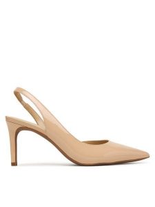 MICHAEL Michael Kors Szpilki 40R4HNMP1A Beżowy. Brązowe szpilki MICHAEL Michael Kors, bez wzorów, bez obcasa. Za 629,99 zł.