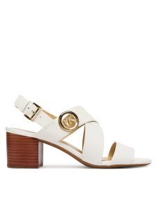 MICHAEL Michael Kors Sandały Vera Mid 40S4VEMS1L Écru. Buty zimowe MICHAEL Michael Kors, ze skóry, bez obcasa, na słupku, bez zapięcia. Za 739,99 zł.