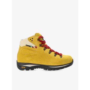 Buty turystyczne damskie Zamberlan Kjon GTX. Żółte buty trekkingowe Zamberlan, bez zapięcia. Za 671,99 zł.